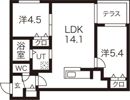 ブランシャールKT＆Y麻生の間取り画像