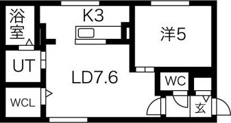 ラフレーズ学園前の間取り画像