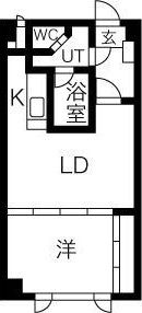 ブルースカイ月寒の間取り画像