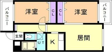 THE RESIDENCE PARK KOSAIの間取り画像