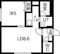 ベルエット二十四軒の間取り画像