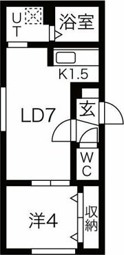 ラフィネ ジュ豊平公園の間取り画像
