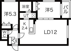 テラスココロの間取り画像
