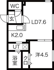 COLORE N15W1（コローレ）の間取り画像