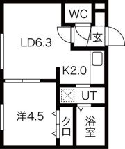 クロシェットの間取り画像