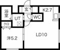 クラリス白石中央の間取り画像