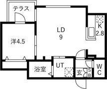 CREA ASABUの間取り画像