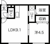 La・Bella（ラベーラ月寒）の間取り画像