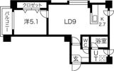シャトレ東札幌の間取り画像