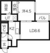 サンルーチェ山鼻の間取り画像