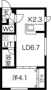 サンステージS5W12 B棟の間取り画像