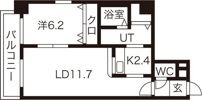サンコート南4条の間取り画像