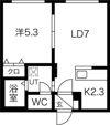 オリエントヒルズの間取り画像