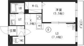 アーバン東札幌の間取り画像