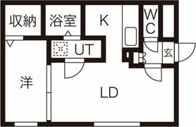 ヴィヴレ月寒の間取り画像