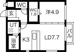 MFレジデンス東札幌の間取り画像