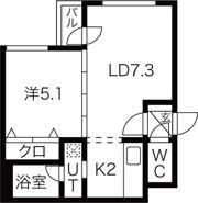 ボヌール宮の沢の間取り画像