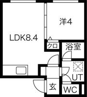 ミラネーゼ大通東 北館の間取り画像