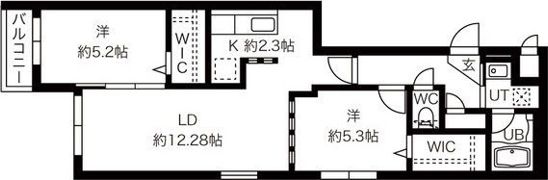 アオアクア東札幌 （aoakua東札幌）の間取り画像