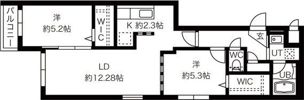 アオアクア東札幌 （aoakua東札幌）の間取り画像