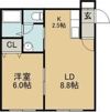 プレシャス23番館の間取り画像