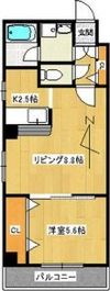 エステラ六番館の間取り画像