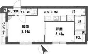 グランメール24EASTの間取り画像