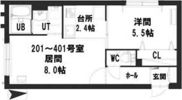 グランメール 南平岸駅前の間取り画像
