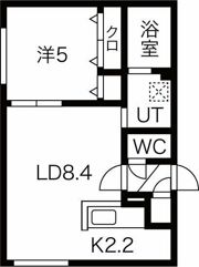 B.M.S 豊平の間取り画像