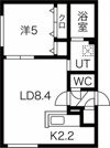 B.M.S 豊平の間取り画像