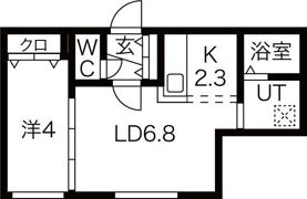Blossom学園前（ブロッサム）の間取り画像