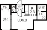 Blossom学園前（ブロッサム）の間取り画像