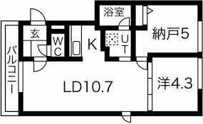 EMINENCE 美園85の間取り画像