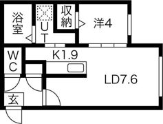 FORTUNA豊平公園の間取り画像