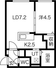 ル・コリドール平岸の間取り画像