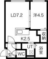 ル・コリドール平岸の間取り画像