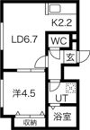 Wynn学園前（ウィン）の間取り画像