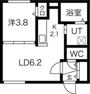Encore南郷13（アンコール南郷13）の間取り画像