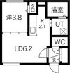 Encore南郷13（アンコール南郷13）の間取り画像