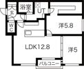 シティプレミア月寒東の間取り画像
