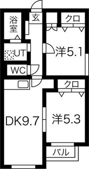 NEST円山の間取り画像