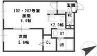 ルミエール栄通10の間取り画像