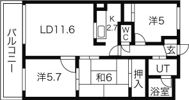 サントアリオ・デ大谷地の間取り画像