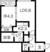 erys hiragishi（エリーズ平岸）の間取り画像