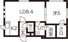 グレイス東札幌の間取り画像