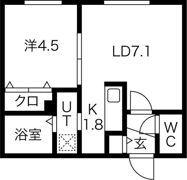 ガーデンコート美園の間取り画像
