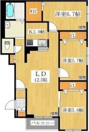 i Cera北32条の間取り画像