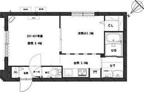 グランメール西町南の間取り画像