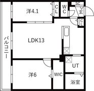 CONSOLATA東区役所前（コンソラータヒガシクヤクショマの間取り画像