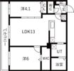 CONSOLATA東区役所前（コンソラータヒガシクヤクショマの間取り画像